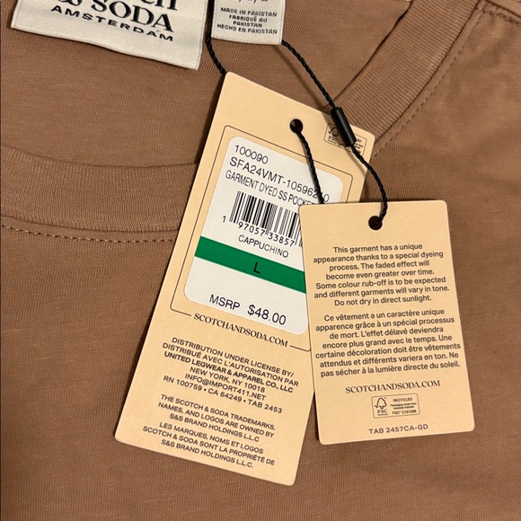 NWT Scotch & Soda Tee - Picture 3 of 7